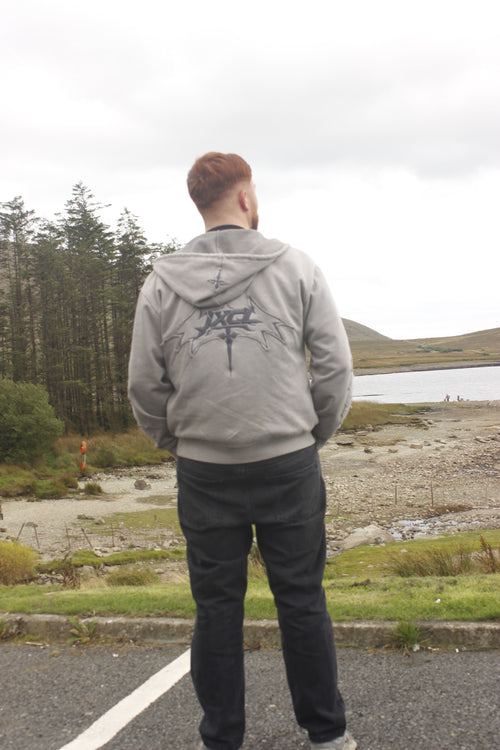 JXCL Grey Zip Hoodie (PREORDER)