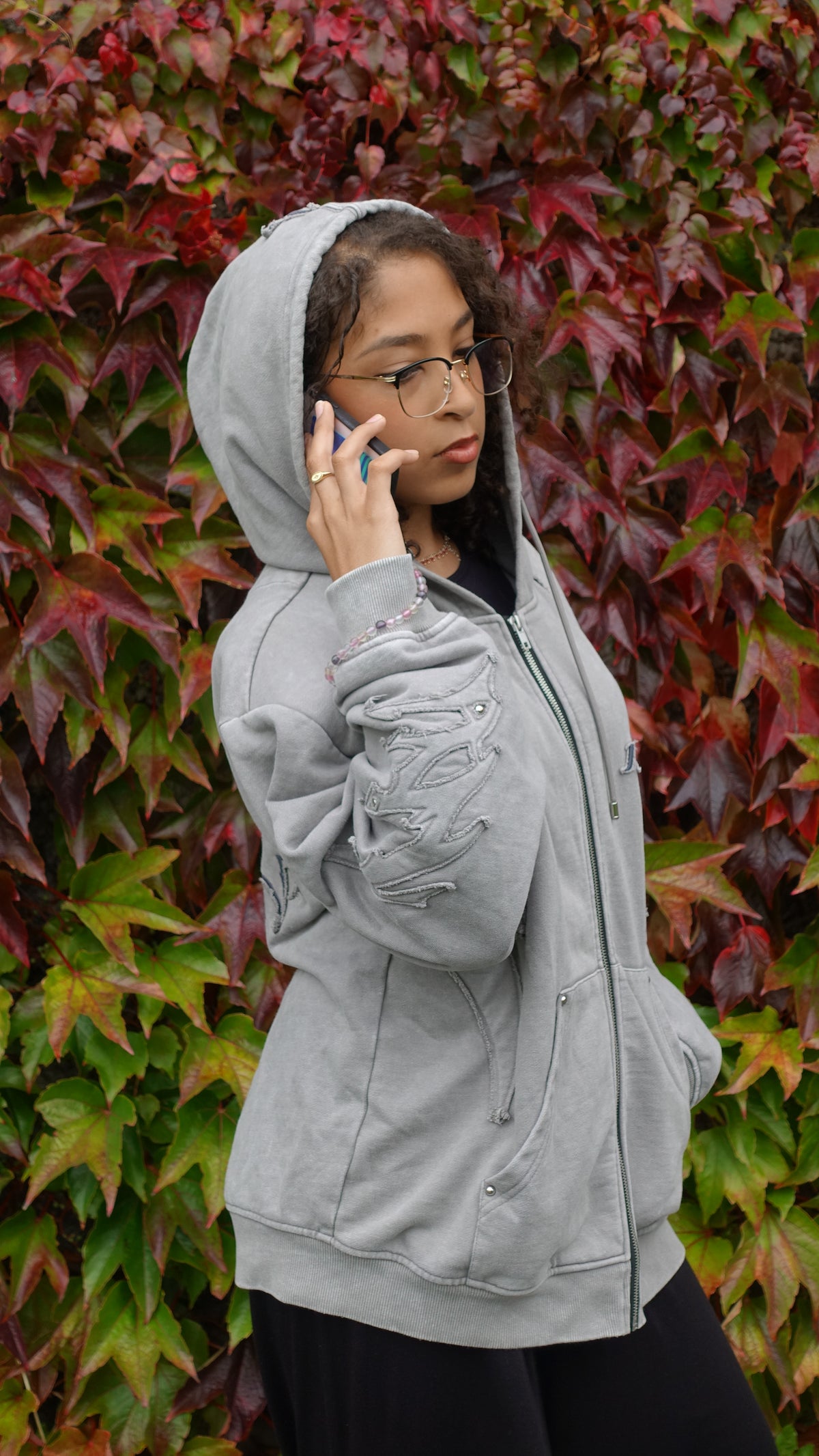 JXCL Grey Zip Hoodie (PREORDER)
