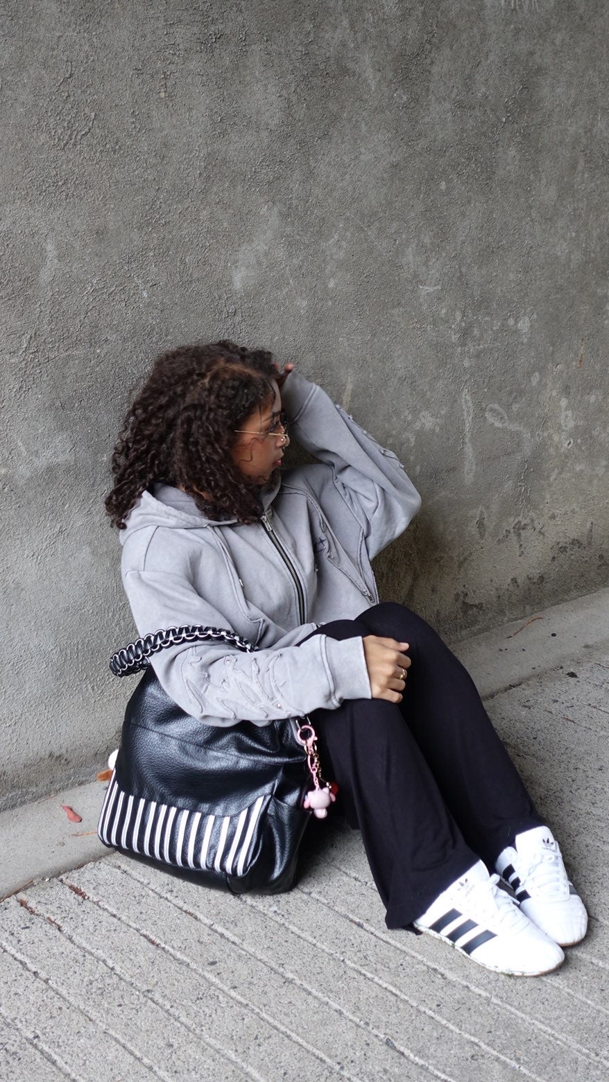 JXCL Grey Zip Hoodie (PREORDER)